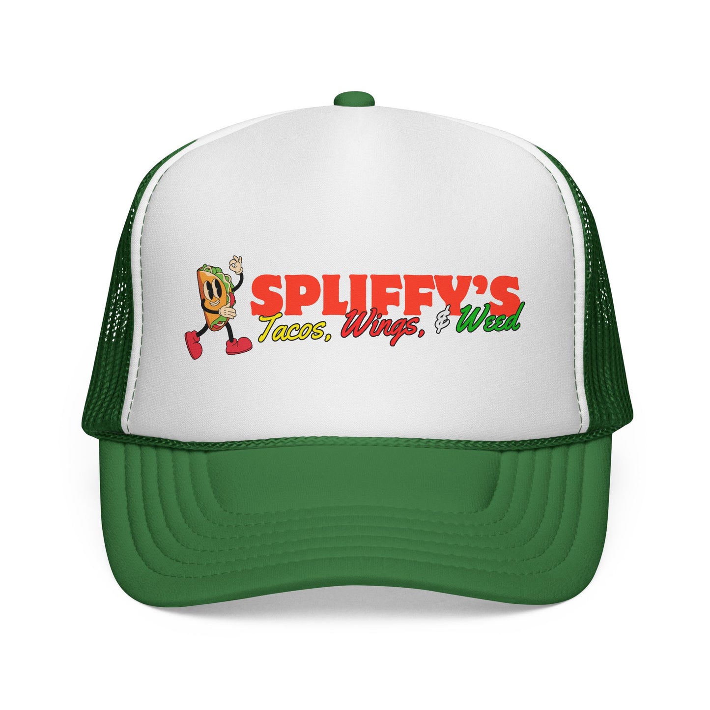 "Spliffys Tacos, Wings, & Weed" Trucker Hat