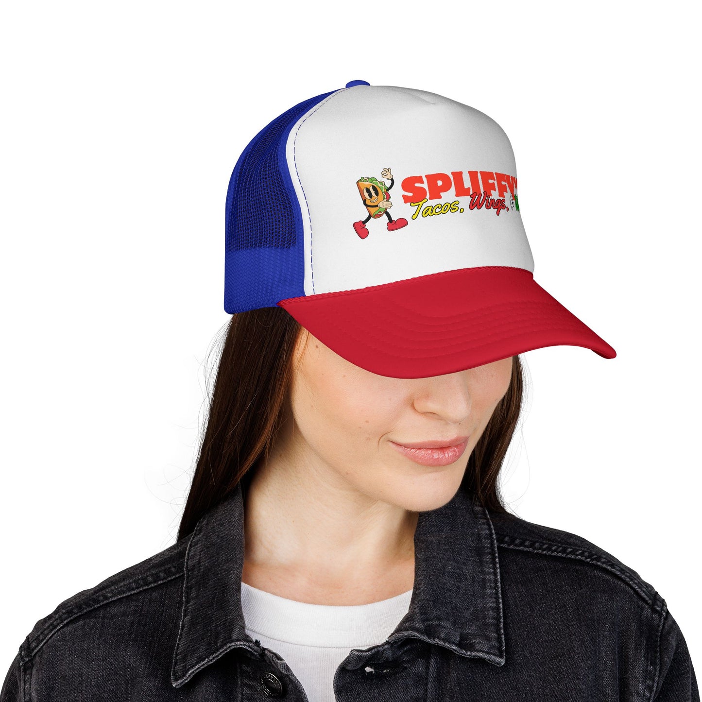 "Spliffys Tacos, Wings, & Weed" Trucker Hat
