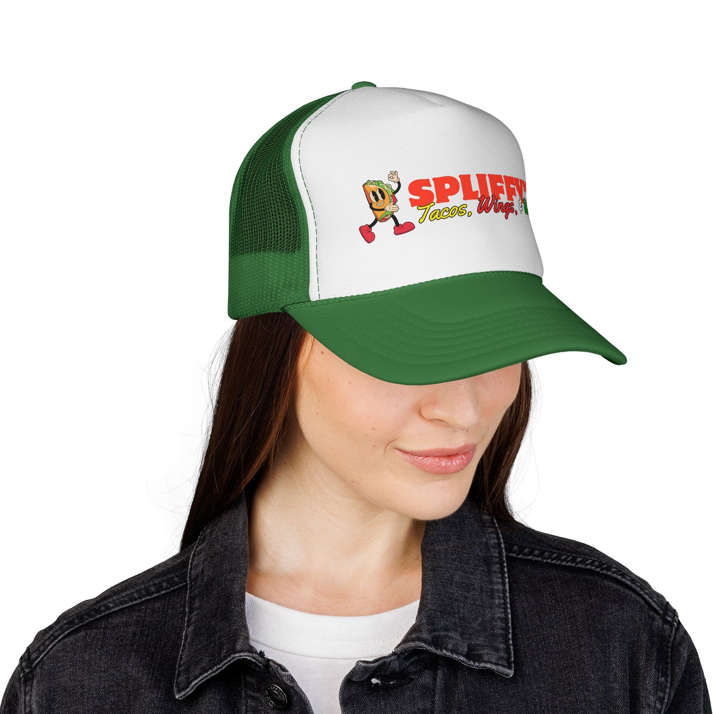 "Spliffys Tacos, Wings, & Weed" Trucker Hat