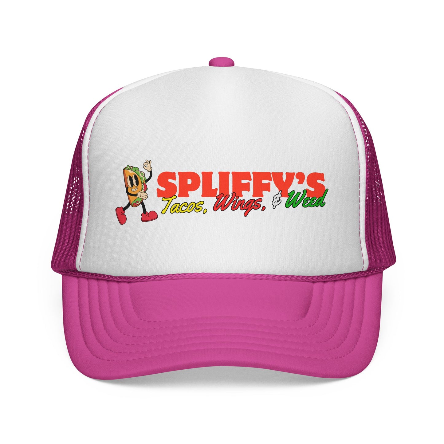 "Spliffys Tacos, Wings, & Weed" Trucker Hat