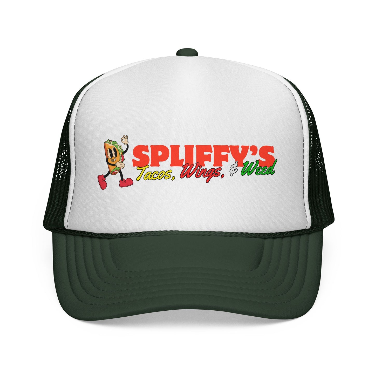 "Spliffys Tacos, Wings, & Weed" Trucker Hat