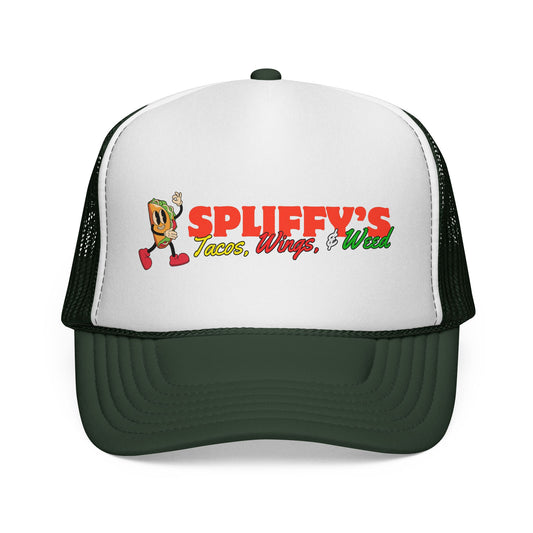 "Spliffys Tacos, Wings, & Weed" Trucker Hat