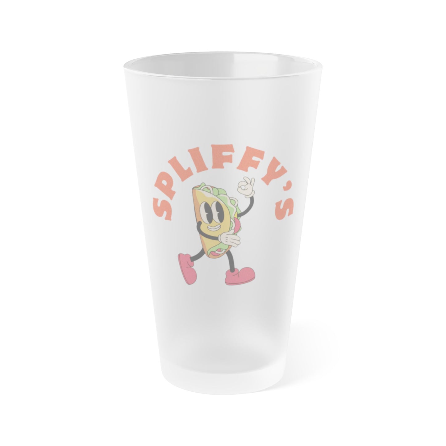 Spliffy’s Frosted Pint Glass - 16oz Beer Glass