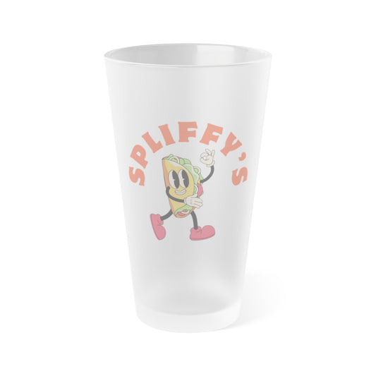 Spliffy’s Frosted Pint Glass - 16oz Beer Glass