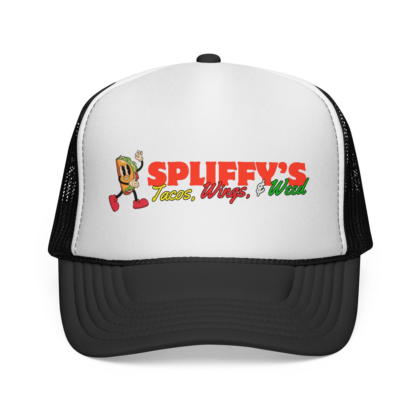 "Spliffys Tacos, Wings, & Weed" Trucker Hat
