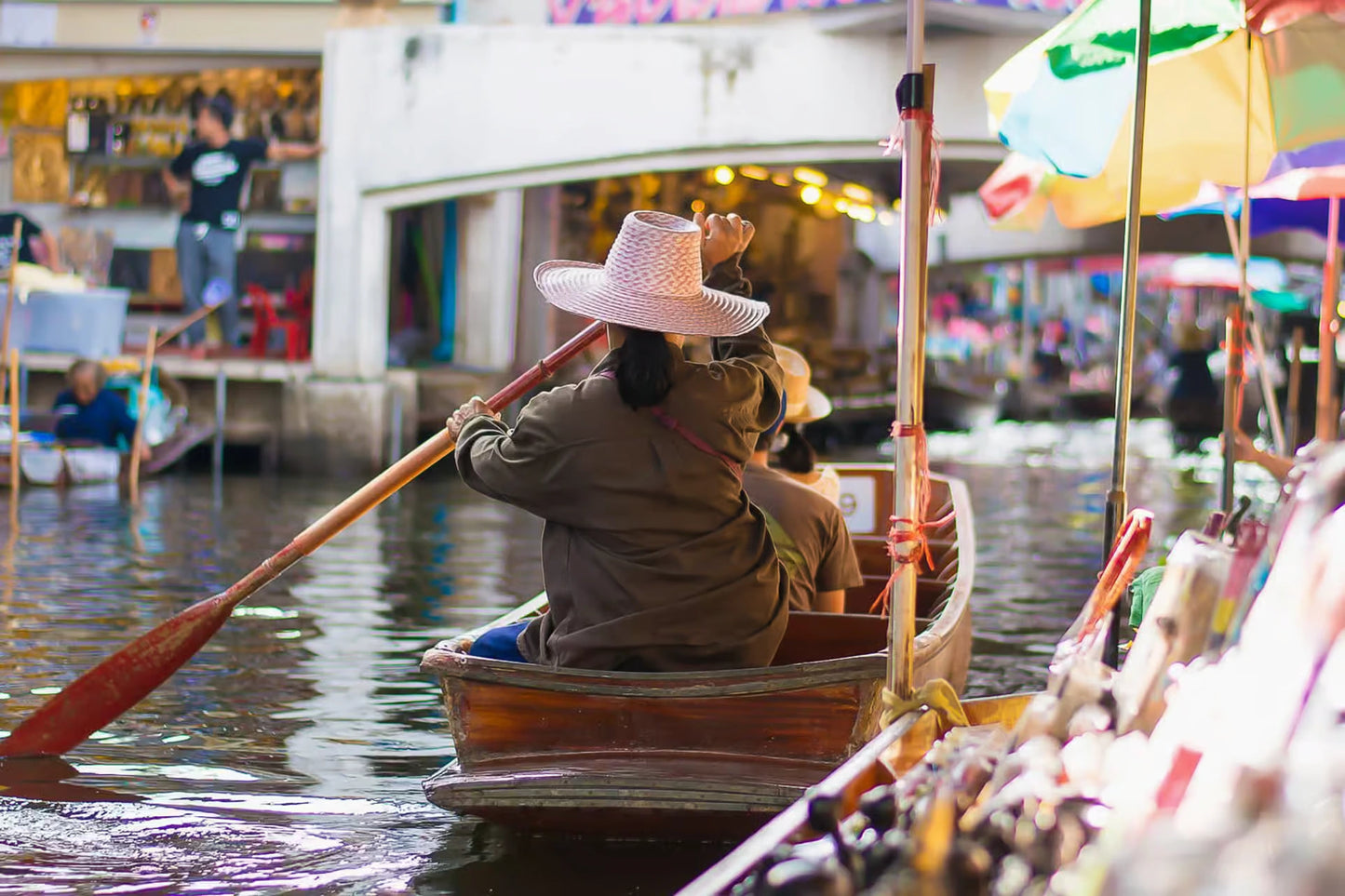 Bangkok: Damnoen Saduak Floating Market and Maeklong Railway Street Market