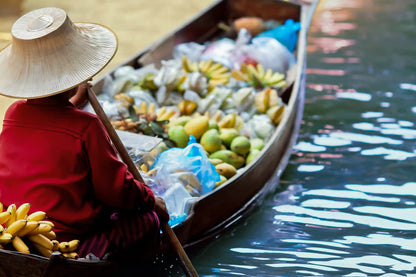 Bangkok: Damnoen Saduak Floating Market and Maeklong Railway Street Market