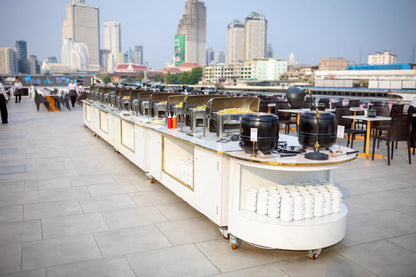 Bangkok: Luxury Cruise on Chao Phraya River w/ Free Flow Beer & Wine (The Luxury White Cruise)