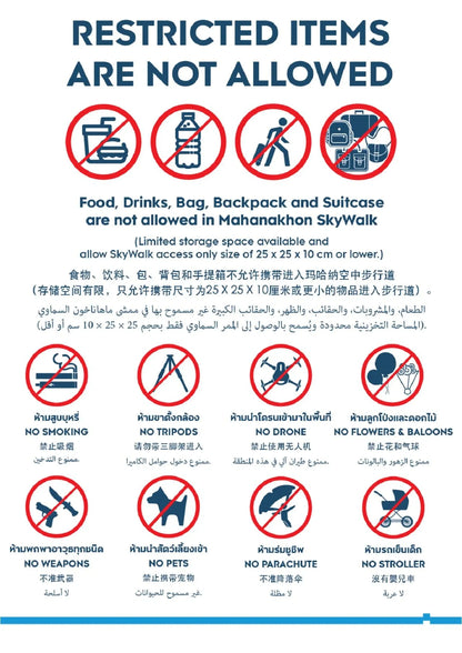 Bangkok: Mahanakhon SkyWalk Entry Ticket