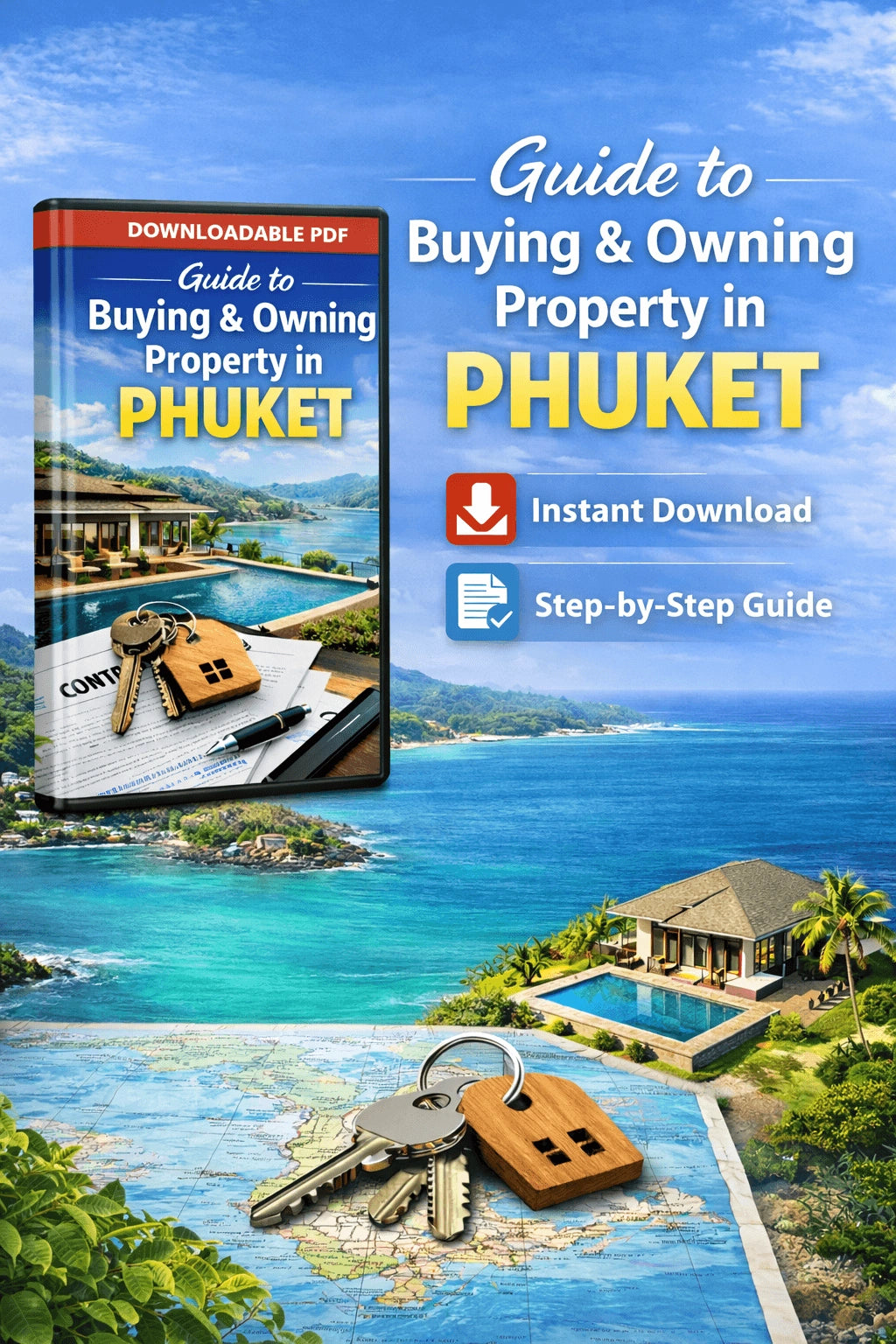 Free Digital Download PDF Guide to Buying and Owning Property in Phuket Thailand Instagram Story