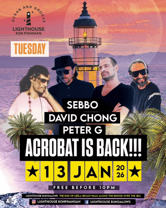 Koh Phangan: Lighthouse Tuesdays (All Night - Melodic House | Tech House | Techno)