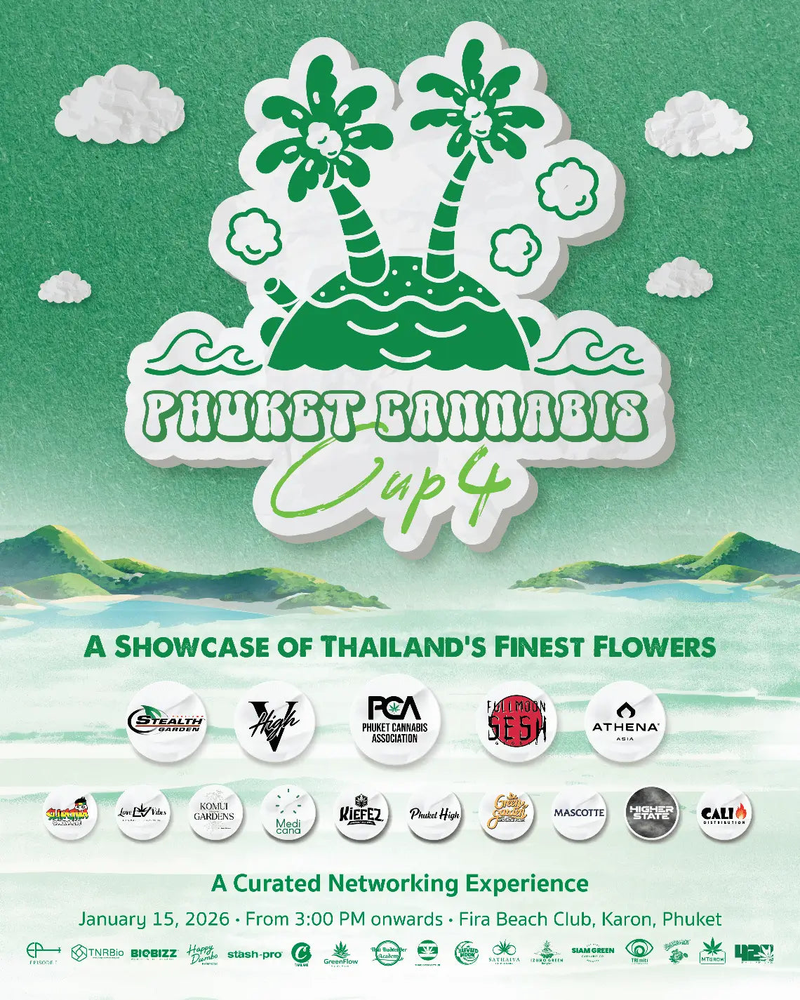 Phuket Cannabis Cup 4 Tickets On Sale Now