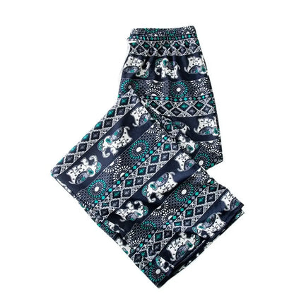 Thai Elephant Printed Pants