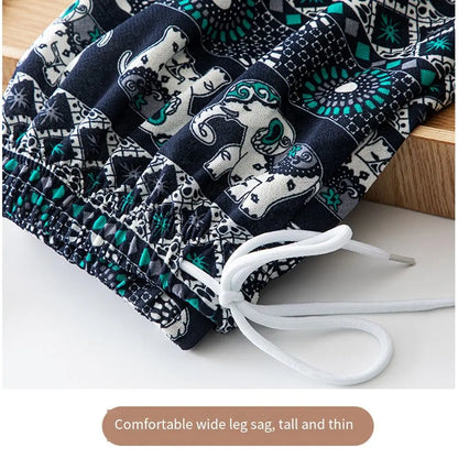 Thai Elephant Printed Pants