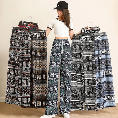 Thai Elephant Printed Pants