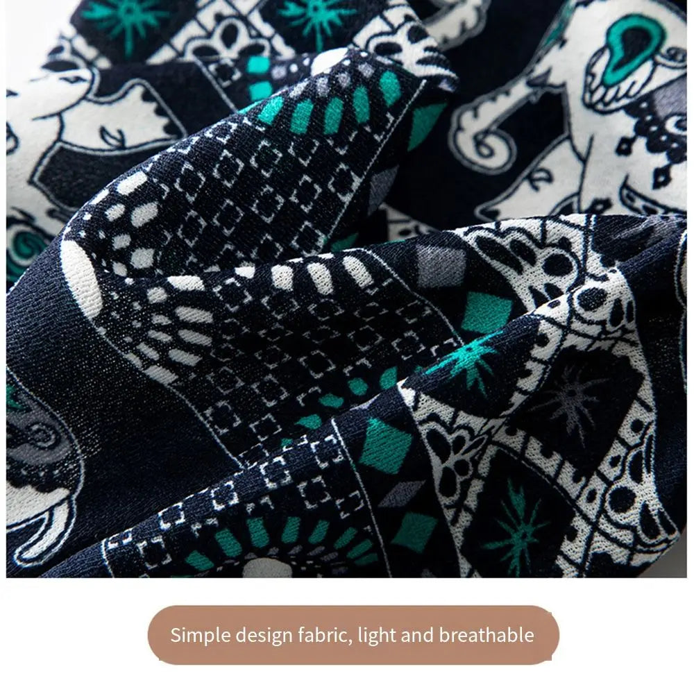 Thai Elephant Printed Pants