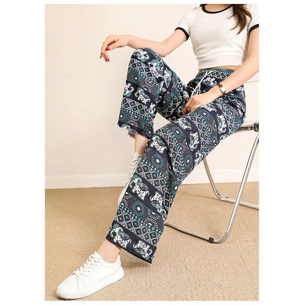 Thai Elephant Printed Pants