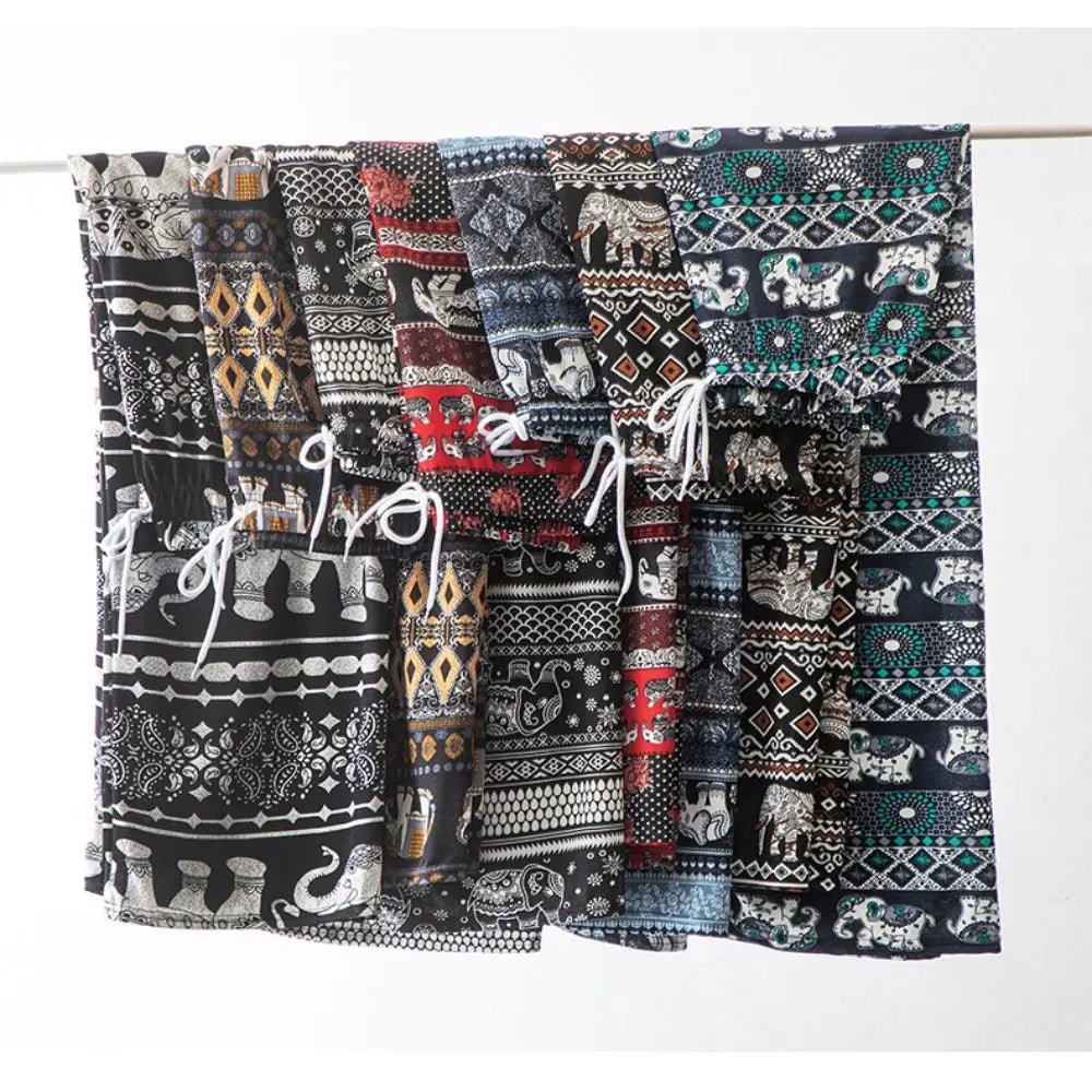 Thai Elephant Printed Pants