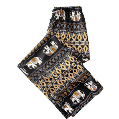 Thai Elephant Printed Pants